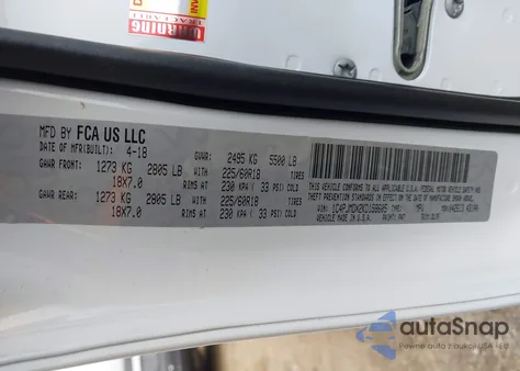 2019 Jeep Cherokee Limited 4X4 z USA, uszkodzony, nr VIN 1C4PJMDX2KD158605